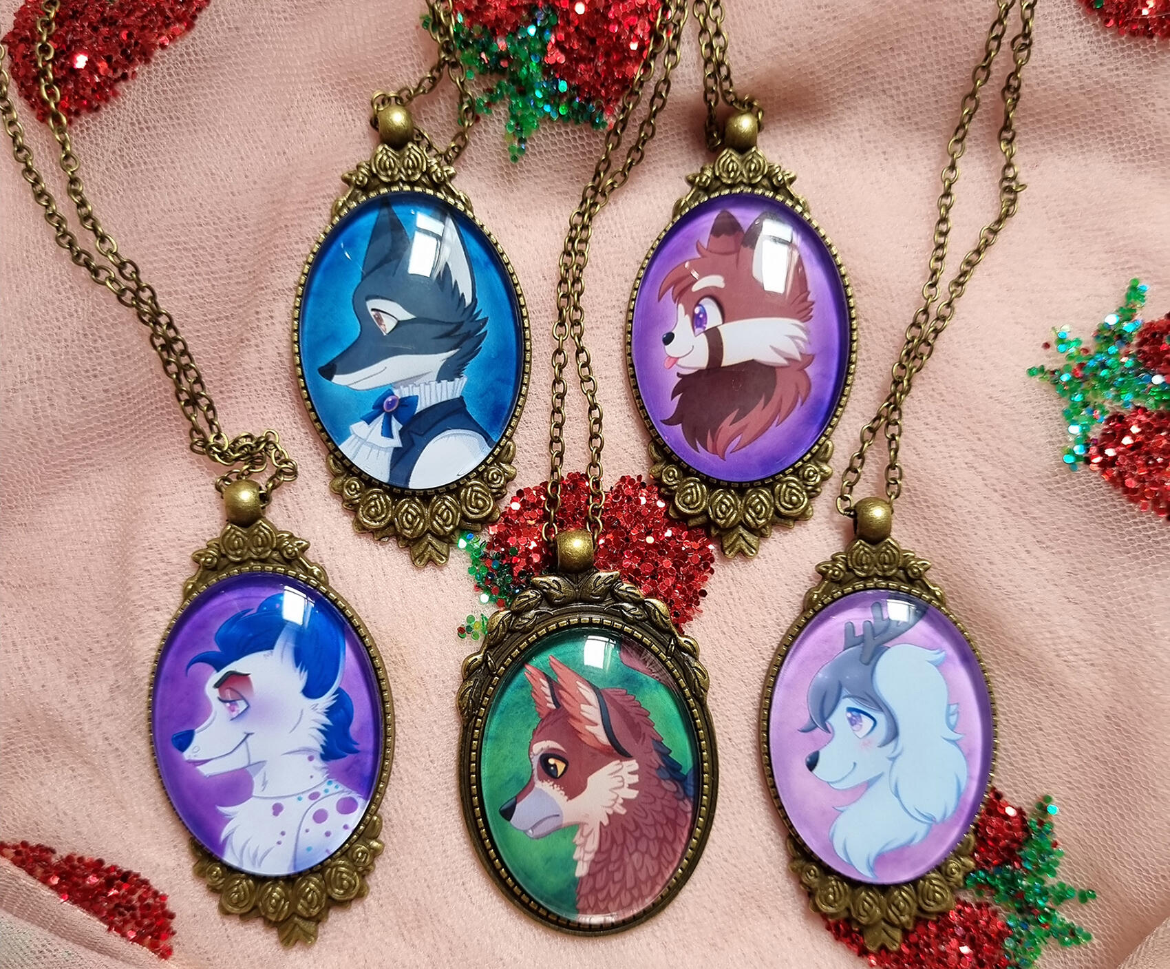 Necklace commission examples